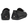 Bow-trim driver moccasins in leather