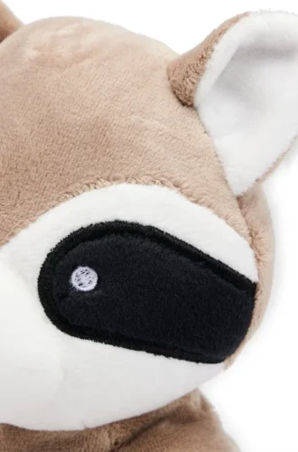 Branded faux-fur red panda for babies