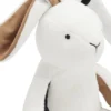 Branded plush faux-fur bunny for babies Branded plush faux-fur bunny for babies