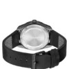 #BRIGHT SPORT Black-plated watch with tonal leather strap #BRIGHT SPORT Black-plated watch with tonal leather strap