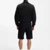 Broderie-stripe jacket in a cotton blend