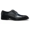 Brogue-detail Derby shoes in leather