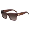 Brown-acetate sunglasses with Double B monogram