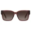 Brown-acetate sunglasses with Double B monogram