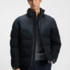 Brushed-flannel jacket with waterproof finish