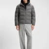 Brushed-flannel jacket with waterproof finish