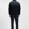 Brushed-flannel jacket with waterproof finish