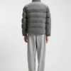 Brushed-flannel jacket with waterproof finish
