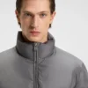 Brushed-flannel jacket with waterproof finish