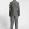 Brushed slim-fit jacket in stretch flannel