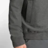 Brushed slim-fit jacket in stretch flannel