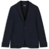 Brushed slim-fit jacket in stretch flannel