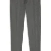 Brushed tapered-fit trousers in stretch flannel Brushed tapered-fit trousers in stretch flannel