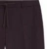 Brushed tapered-fit trousers in stretch flannel Brushed tapered-fit trousers in stretch flannel