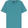 Bubble-jacquard structure T-shirt in a cotton blend Bubble-jacquard structure T-shirt in a cotton blend