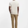 Bubble-jacquard structure T-shirt in a cotton blend Bubble-jacquard structure T-shirt in a cotton blend
