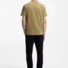 Bubble-jacquard structure T-shirt in a cotton blend Bubble-jacquard structure T-shirt in a cotton blend