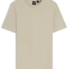 Bubble-jacquard structure T-shirt in a cotton blend Bubble-jacquard structure T-shirt in a cotton blend