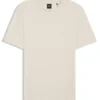 Bubble-jacquard structure T-shirt in a cotton blend Bubble-jacquard structure T-shirt in a cotton blend