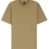 Bubble-jacquard structure T-shirt in a cotton blend Bubble-jacquard structure T-shirt in a cotton blend