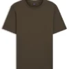 Bubble-jacquard structure T-shirt in a cotton blend