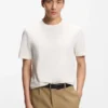 Bubble-structure T-shirt in cotton