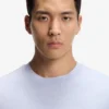 Bubble-structure T-shirt in cotton