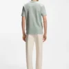 Bubble-structure T-shirt in cotton