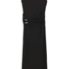 Buckle-detail dress with wrap effect