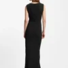 Buckle-detail dress with wrap effect