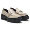 Buckled-strap loafers