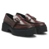 Buckled-strap loafers