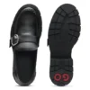 Buckled-strap loafers