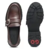 Buckled-strap loafers