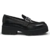 Buckled-strap loafers