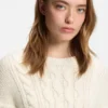 Cable-knit sweater in an oversized fit