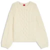 Cable-knit sweater in an oversized fit