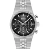 Candor black-dial chronograph watch with fluted bezel Candor black-dial chronograph watch with fluted bezel