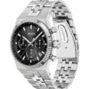 Candor black-dial chronograph watch with fluted bezel Candor black-dial chronograph watch with fluted bezel