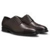 Cap-toe Derby shoes in leather