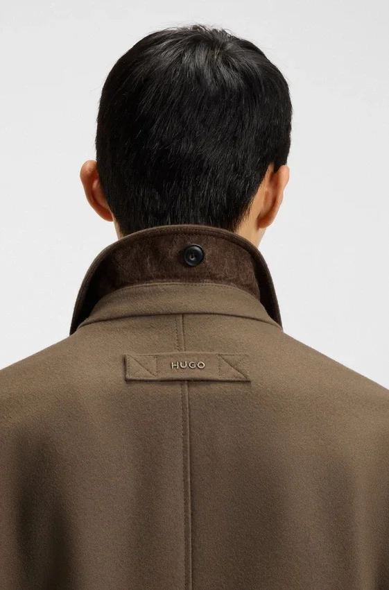 Car coat in a wool blend Car coat in a wool blend
