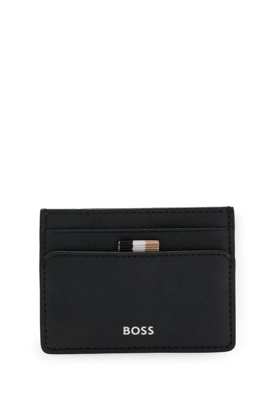 Card holder with foil-embossed logo Card holder with foil-embossed logo