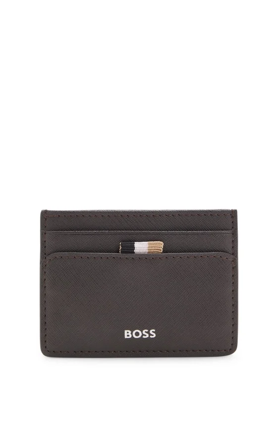 Card holder with foil-embossed logo Card holder with foil-embossed logo