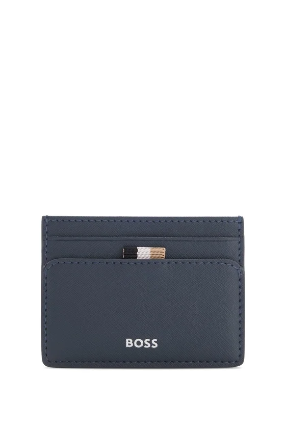 Card holder with foil-embossed logo Card holder with foil-embossed logo