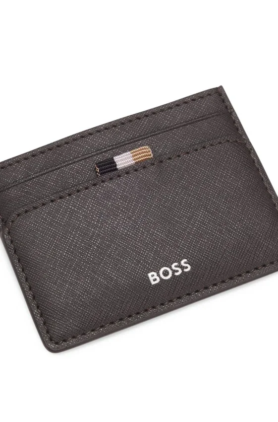 Card holder with foil-embossed logo Card holder with foil-embossed logo
