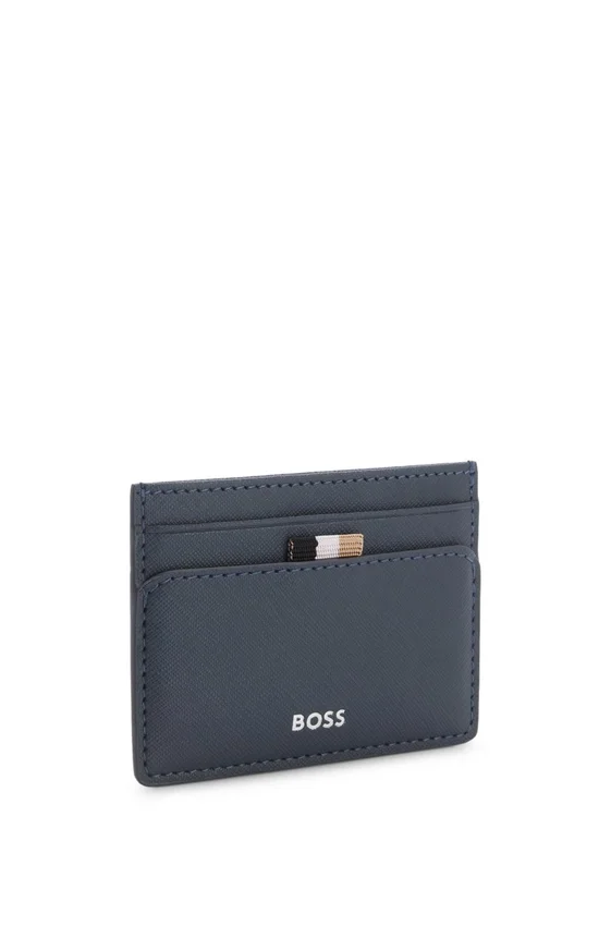 Card holder with foil-embossed logo Card holder with foil-embossed logo