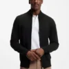 Cashmere cardigan with two-way zip