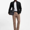 Cashmere cardigan with two-way zip