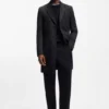 Cashmere coat in a slim fit