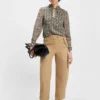 Casual trousers in stretch-cotton twill